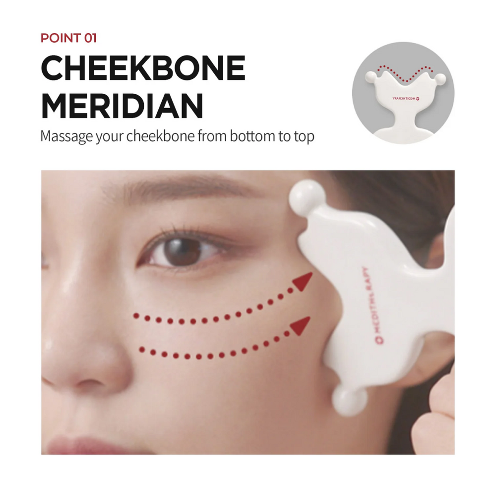Meditherapy Lif-Me Gua Sha 100% Ceramic Face Sculpting Tool