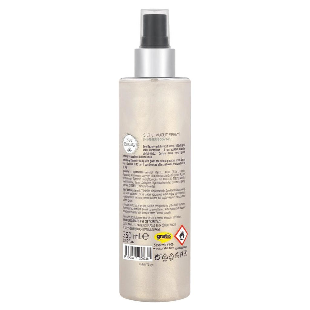 Bee Beauty Pearly Shimmer Body Mist with Glow 250 ml
