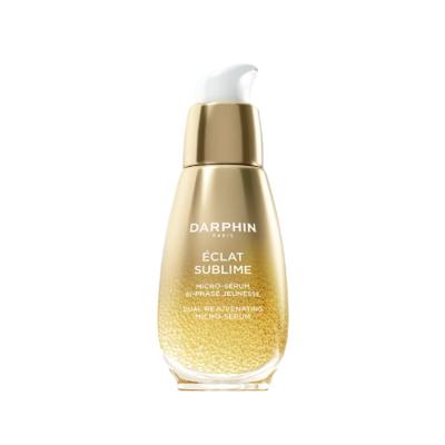 darphin eclat sublime dual rejuvenating micro-serum 30ml bottle, close-up of darphin eclat sublime micro-serum applying on skin Darphin Eclat Sublime Dual Rejuvenating Micro-Serum - 30ml Darphin Eclat Sublime Micro-Serum - Rejuvenating 30ml darphin, micro-serum, anti-aging, skincare, hydrate, rejuvenate, beauty, glow, retinol, ai-generated