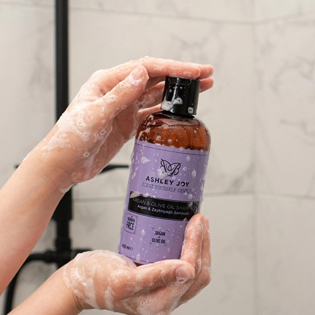 Ashley Joy Argan &amp; Olive Oil Shampoo for Dry Hair 400 ml