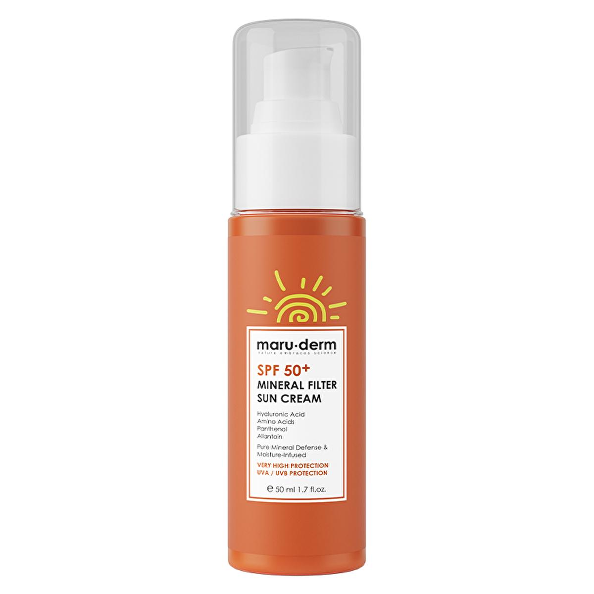 Maruderm Mineral Sunscreen Cream SPF 50+ - Natural Sun Protection for Sensitive Skin, Vegan & Non-Irritating - image 7