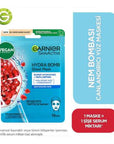 Garnier SkinActive Hydra Bomb Revitalizing Pomegranate Hydrating Facial Sheet Mask - Intense Skin Hydration & Revitalization for Dry Skin Garnier Hydra Bomb Mask: Hydrating Facial Sheet Mask for Dry Skin hydrating face mask, revitalizing sheet mask, pomegranate face mask, hyaluronic acid mask, dry skin face mask, garnier face mask, sheet mask, facial mask, skin hydration, skin revitalization, face mask, hydrating mask, pomegranate mask, hyaluronic acid, dry skin, garnier, sheet masks, facial treatment, skin