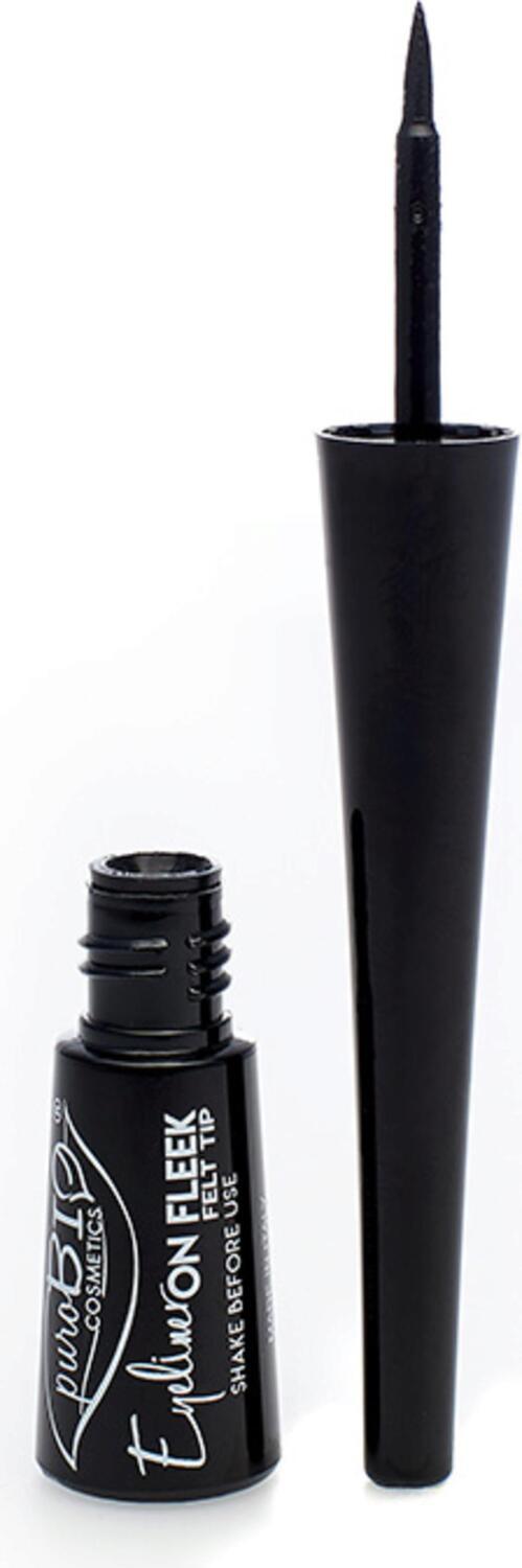 Purobio Süblime Felt Tip Eyeliner - Organic, Semi-Matte Finish, Intense Color Purobio Organic Eyeliner - Semi-Matte, Natural Ingredients organic eyeliner, natural cosmetics, semi-matte eyeliner, felt tip eyeliner, intense color eyeliner, eco-friendly makeup, natural beauty products, cosmetics for sensitive skin, cruelty-free eyeliner, vegan eyeliner, makeup for everyday, precise eyeliner, nourishing eyeliner