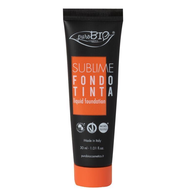 PuroBio Vegan Liquid Foundation - Sublime Likit Foundation with Organic Aloe Vera & Olive Oil - 1.01 fl oz, - Foundation