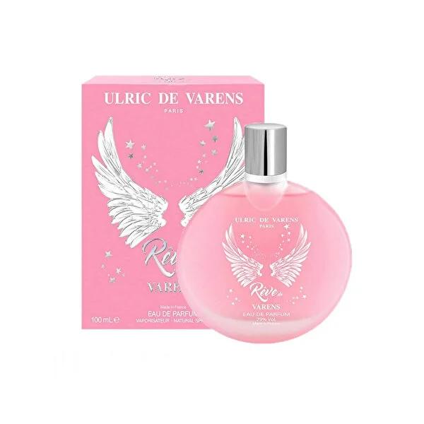 Ulric De Varens Rêve de Varens EDP: Long-Lasting Floral Fruity Perfume for Women - 3.38 fl oz Ulric De Varens Rêve EDP: Floral Fruity Perfume for Women Ulric De Varens, Rêve de Varens, EDP, Eau de Parfum, Women's perfume, Floral perfume, Fruity perfume, Sandalwood perfume, Long lasting perfume, Women's fragrance 100ml, women's fragrance, floral fragrance, fruity fragrance, sandalwood fragrance, long-lasting fragrance, perfume for women, everyday perfume, special occasion perfume, citrus notes, floral notes,