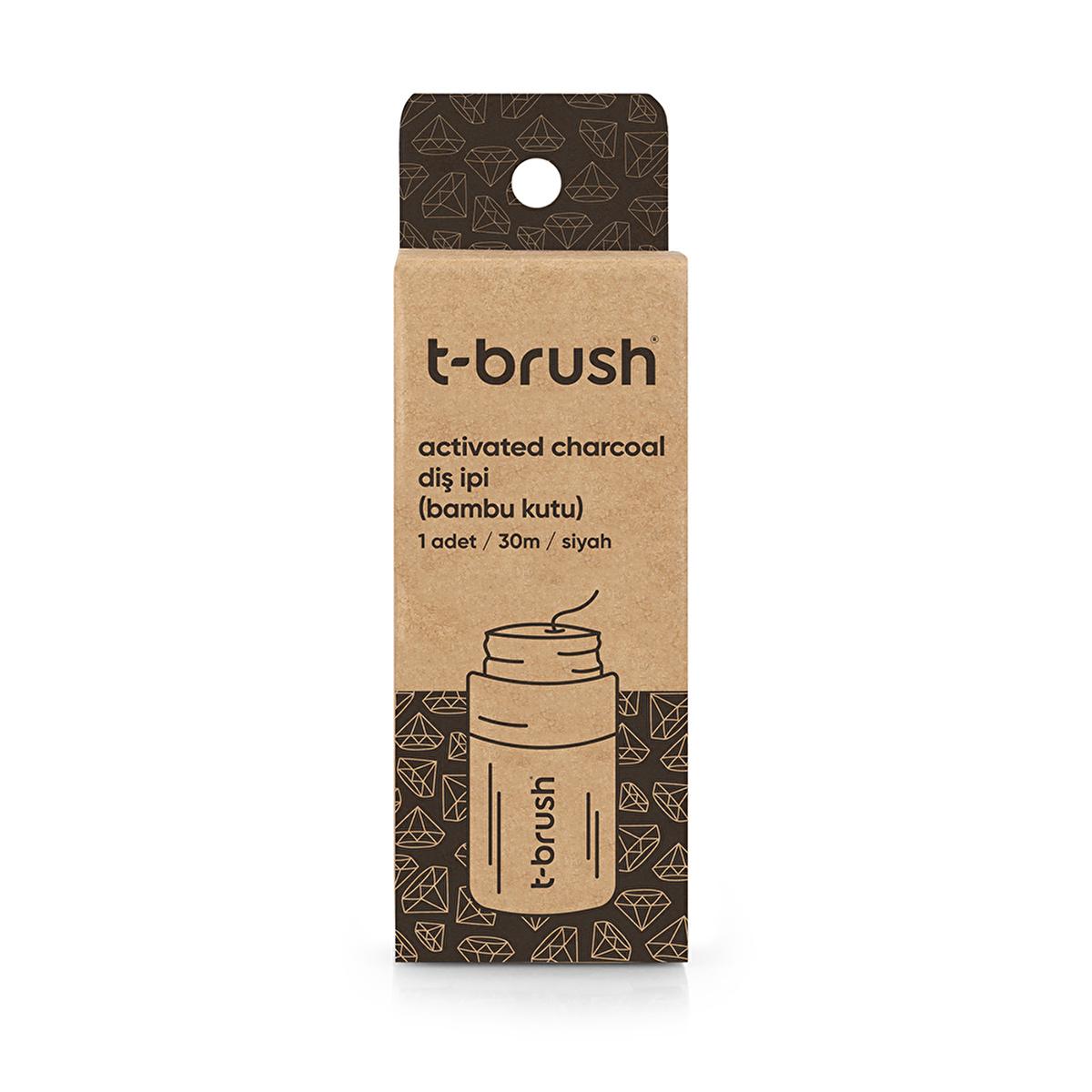 T-Brush Activated Charcoal Bamboo Dental Floss - Eco-Friendly, Vegan, Plastic-Free - Freshens Breath & Prevents Plaque T-Brush Bamboo Charcoal Floss - Eco-Friendly Dental Care Activated charcoal dental floss, Bamboo dental floss, Natural dental floss, Vegan dental floss, Biodegradable dental floss, Plastic free dental floss, Eco friendly dental floss, Sustainable dental floss, Mint dental floss, Charcoal floss, Dental Floss, Eco-conscious, Plastic-free, Natural oral hygiene, Sustainable oral hygiene, Mint f