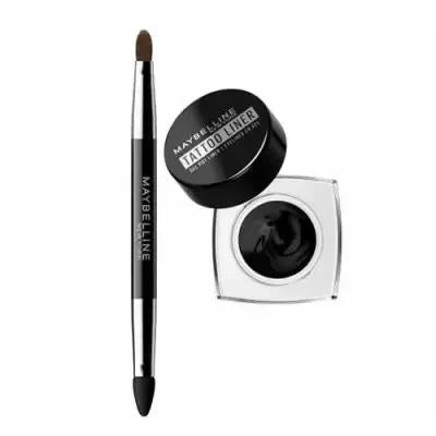 Maybelline Tattoo Liner: Blackest Black Gel Eyeliner - 24 Hour Smudge-Proof, Long-Lasting Intense Color & Easy Application Maybelline Tattoo Liner: Blackest Black Gel Eyeliner - 24 Hour Gel eyeliner, Long-lasting eyeliner, Blackest black eyeliner, Maybelline Tattoo Liner, Smudge proof eyeliner, 24 hour eyeliner, Intense black gel liner, Waterproof eyeliner, Eyeliner, Eye makeup, Cosmetic, Beauty, Long wear eyeliner, Smudge-resistant eyeliner, Intense black eyeliner, Easy application eyeliner, Makeup for beg