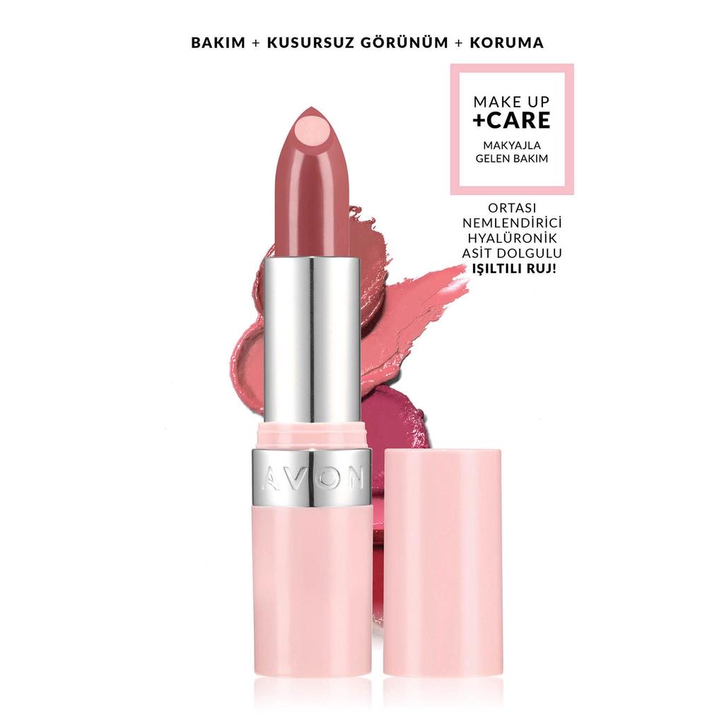 Avon Hydramatic Shine Lipstick with Hydrating Core Marsala