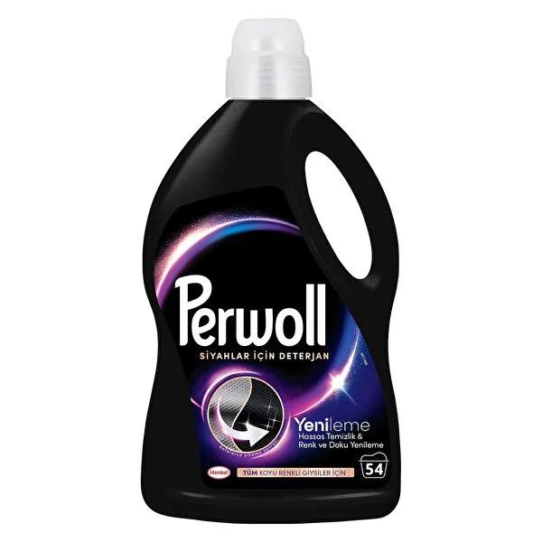 Perwoll Black Renew Liquid Laundry Detergent: Protects & Renews Dark Colors, 50 Washes, Color Protecting Detergent Perwoll Black Renew: Revive Dark Colors - Laundry Detergent black clothes detergent, dark clothes detergent, color protecting detergent, laundry detergent for black, laundry liquid for dark colors, Perwoll detergent, sıvı çamaşır deterjanı, liquid laundry detergent, color renewal laundry, detergent for sensitive clothing, black clothing care, dark clothing care, color protection, laundry, liqui
