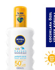 Nivea Baby Sunscreen SPF 50+ - High Protection Kids Sunscreen Spray for Sensitive Skin - Pediatrician Approved & Water Resistant - UVA/UVB Protection Nivea Baby Sunscreen SPF 50+ - Kids Sensitive Skin Protection baby sunscreen, kids sunscreen, sunscreen for sensitive skin, SPF 50+ sunscreen, water resistant sunscreen for kids, pediatrician approved sunscreen, Nivea sunscreen, sun protection for babies, children's sun spray, high protection sunscreen, sunscreen, sun protection, sensitive skin, baby, kids, ch