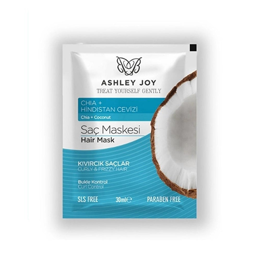 Ashley Joy Curl Control Hair Mask for Defined Waves 30 ml