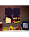Decobella Double-Lid Food Container - Portable, Compartmentalized Lunch Box for Kids and Adults - view 4
