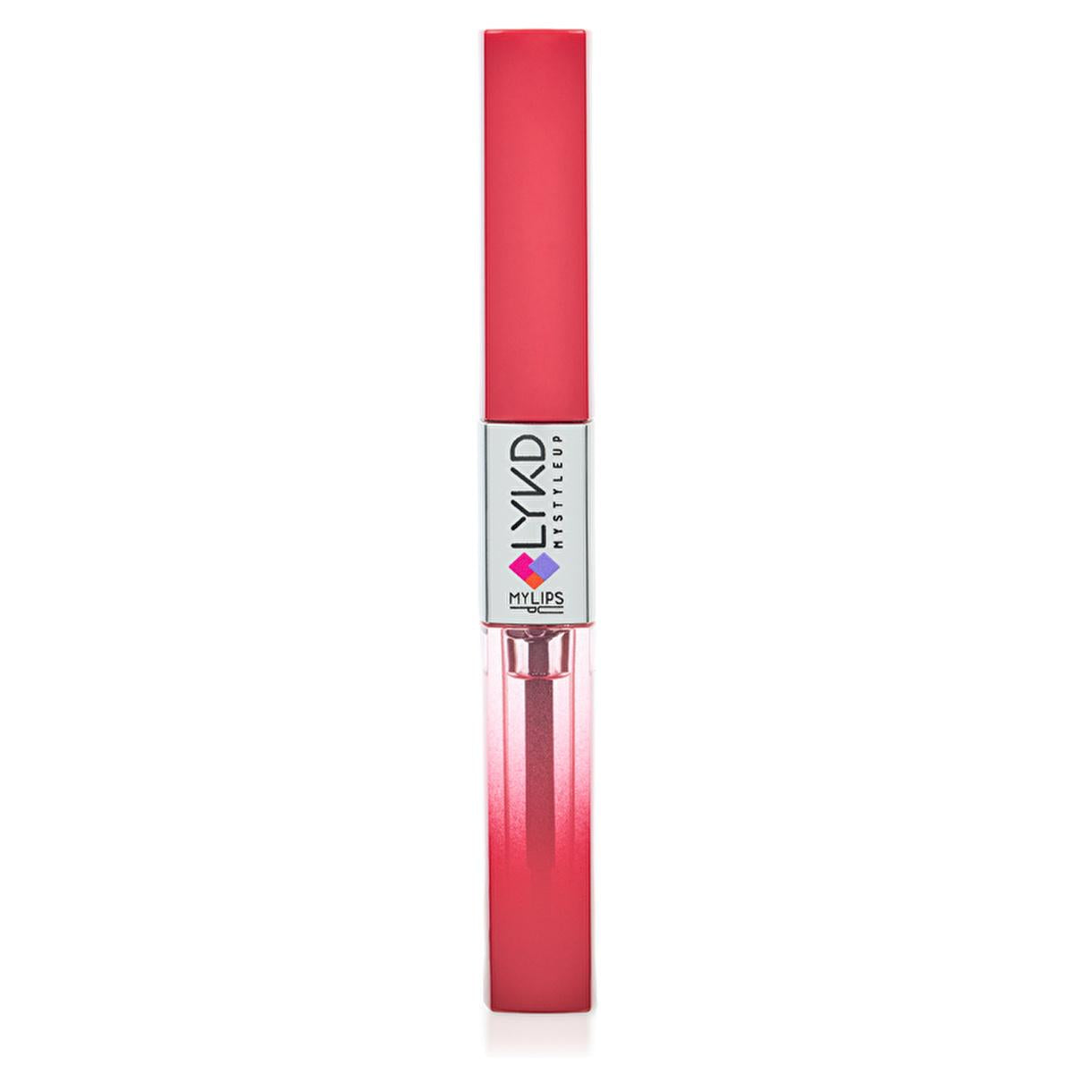 LYKD Double Sided Lipstick & Gloss: Long Lasting, Highly Pigmented Raspberry Lip Color & Non-Sticky Shine LYKD Raspberry Lipstick & Gloss: Long Lasting Color & Shine double sided lipstick, lip gloss, long lasting lipstick, highly pigmented lipstick, non-sticky lip gloss, raspberry lipstick, glossy lipstick, lip makeup, lipstick, gloss, lip color, long-wear lipstick, vibrant lipstick, non-sticky gloss, raspberry lip color, makeup, cosmetics, beauty, lip product, double-ended lipstick, two-in-one lipstick, gi