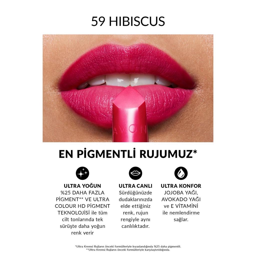 Avon Ultra Matte Lipstick in Hibiscus 3.6g