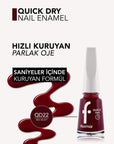 Flormar Quick Dry Nail Polish 022 Velvet 11ml