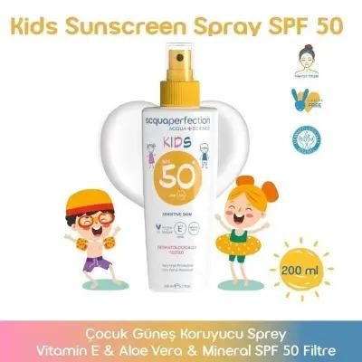 acqua perfection kids sunscreen spray spf50, kids sunscreen spray for sensitive skin, acqua perfection sunscreen for children Acqua Perfection Kids Sunscreen Spray - SPF50 | 200 ml Acqua Perfection Kids Sunscreen Spray SPF50 kids-sunscreen, spf50, acqua-perfection, children-skin-care, hypoallergenic, moisturizing-spray, sensitive-skin, lightweight-sunscreen, non-greasy, ai-generated