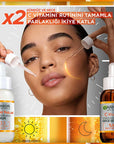 Garnier Vitamin C Face Serum - Brightening & Anti-aging Night Serum with Hyaluronic Acid - Face Serum