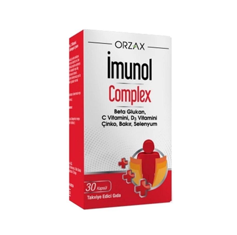 İmunol Complex Beta Glucan Supplement - Boosts Immune System Support, 30 Capsules, Dietary Supplement for - Face Serum