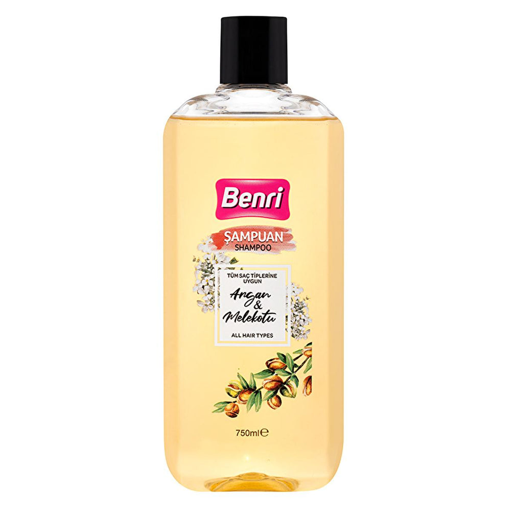 Benri Argan & Angelica Root Shampoo: Nourishing Hair Strengthening Formula, 750ml for Healthy, Revitalized Hair Benri Argan Shampoo: Strengthen & Revitalize, 750ml Argan Oil shampoo, Angelica Root shampoo, hair strengthening shampoo, nourishing shampoo, hair revitalizing shampoo, shampoo for healthy hair, shampoo 750 ml, Benri shampoo, Argan Oil, Angelica Root, Melek Otu, Hair Shampoo, hair care, natural hair care, stronger hair, vibrant hair, hair health, hair nourishment, hair strengthening, revitalizing 