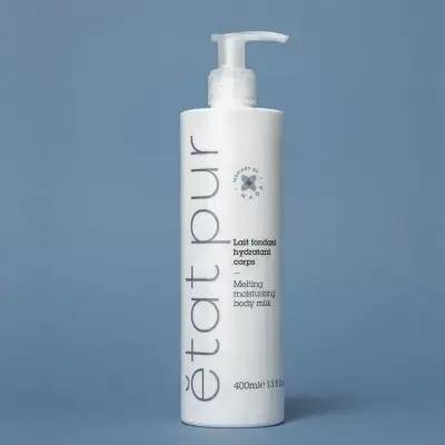 Etat Pur Melting Moisturizing Body Milk: Intense Hydration for Dry & Sensitive Skin | Natural Oils, Hypoallergenic, Fast Absorbing - 400ml Etat Pur Body Milk: Hydrate Dry Skin Naturally moisturizing body milk, hypoallergenic body lotion, natural body moisturizer, body lotion for dry skin, Etat Pur body milk, soybean oil lotion, sunflower oil body lotion, olive oil lotion, body milk for sensitive skin, fast-absorbing body lotion, body lotion, moisturizer, dry skin, sensitive skin, hypoallergenic, natural ing