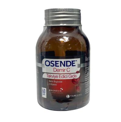 Osende Demir - High-Quality Iron & Vitamin C Supplement for Immune Support - 60 Capsules Osende Demir Iron & Vitamin C Supplement Iron supplement, Vitamin C supplement, Dietary supplement, Ester-C, Health and wellness products, Immune system support, Antioxidant supplement, Iron deficiency treatment, Health supplements, Wellness products