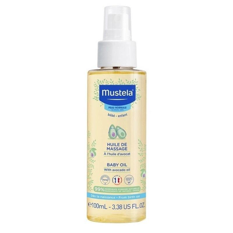 Mustela Baby Oil - Gentle Massage Oil | 100ml - Body Oil
