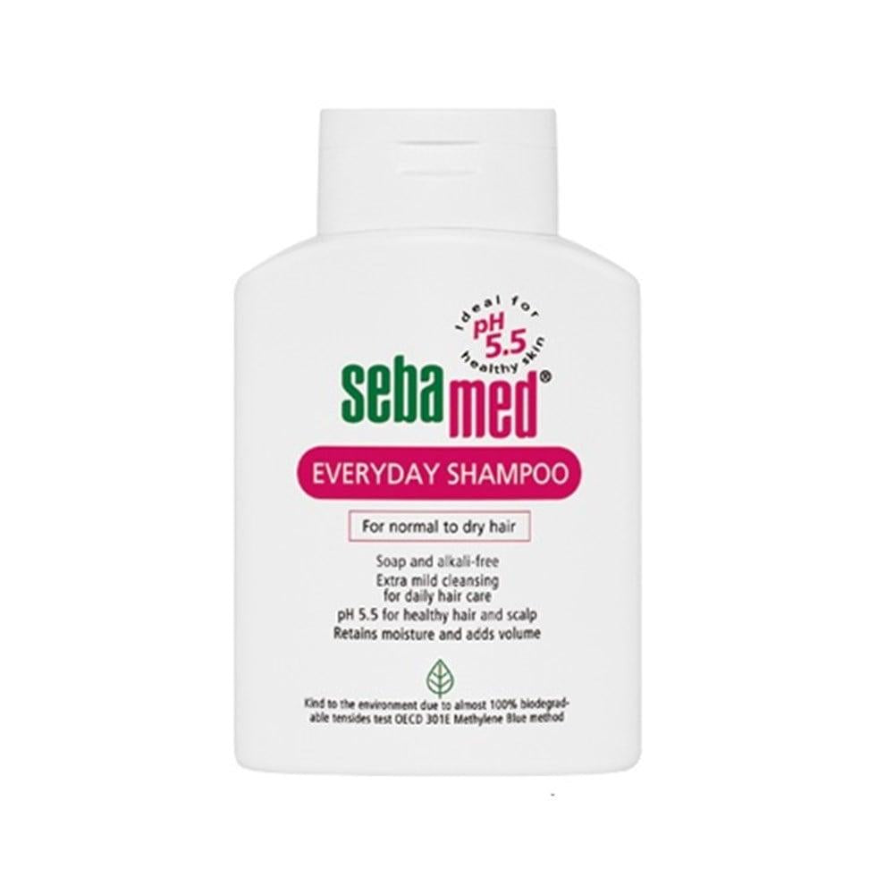 sebamed everyday shampoo 200 ml bottle, close up of sebamed everyday shampoo texture, sebamed everyday shampoo in bathroom setting Sebamed Everyday Shampoo - Gentle Formula | 200 ml Sebamed Everyday Shampoo - Gentle Formula | 200 ml sebamed, everyday-shampoo, gentle-formula, sensitive-scalp, hair-care, moisturizing, healthy-hair, daily-use, ph-balanced, ai-generated