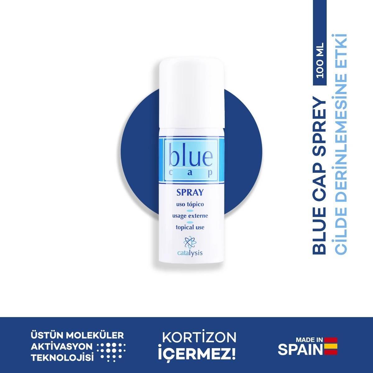 Blue Cap Anti-Dandruff Scalp Spray - Natural Cortisone-Free Treatment for Soothing Irritation & Hydration - 3.38 fl oz Blue Cap Anti-Dandruff Spray - Natural Relief anti-dandruff spray, scalp care, natural scalp treatment, cortisone-free, molecularly activated ingredients, dandruff control, scalp hydration, irritation relief, natural hair care, scalp health, hair care products, Blue Cap, Catalysis, Spain