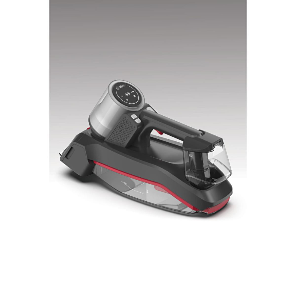 Kiwi Portable Upholstery Cleaner - Cordless Carpet Cleaner with 8 kPa Suction Power & Removable Lithium Battery Kiwi Portable Upholstery Cleaner - Cordless & Powerful portable upholstery cleaner, cordless carpet cleaner, handheld furniture cleaner, lithium battery powered cleaner, upholstery cleaning machine, furniture cleaning, carpet cleaning, pet owners, allergy sufferers, convenient cleaning, portable cleaning tools