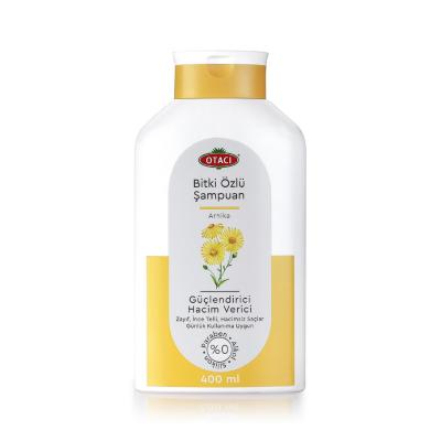 Otacı Arnica Volumizing Shampoo: Strengthens Thin Hair, Adds Volume, Paraben & Silicone Free - 400ml / 13.53 fl oz Otacı Arnica Shampoo: Volumize Thin Hair, Paraben & Silicone Free Arnica shampoo, Volumizing shampoo, Hair strengthening shampoo, Shampoo for thinning hair, Shampoo for fine hair, Paraben free shampoo, SLES free shampoo, Silicone free shampoo, Gluten free shampoo, Hair loss shampoo, arnica extract, ginseng, horsetail extract, provitamin B5, floral scent, vanilla scent, thin hair, fine hair, hai
