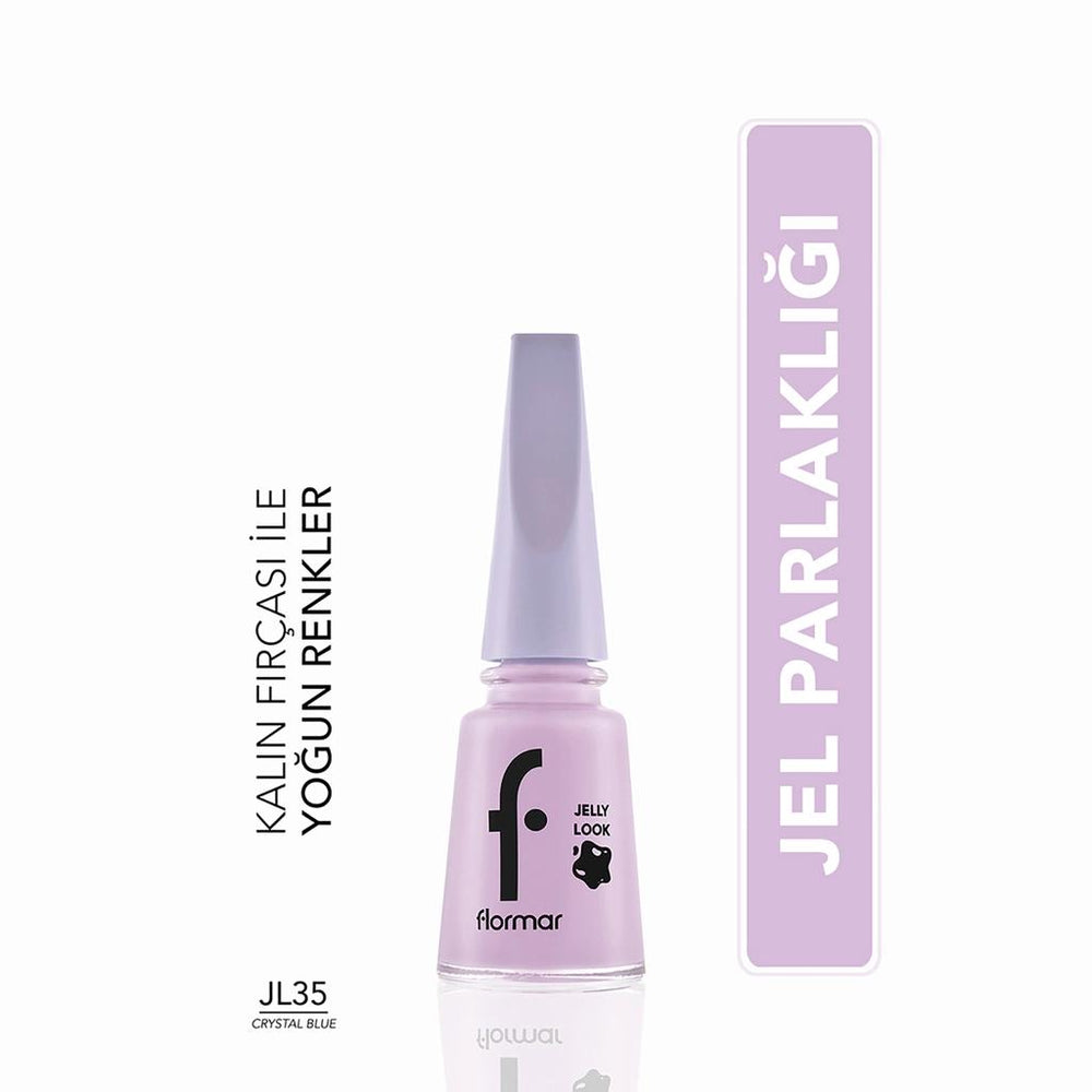 Flormar Jelly Look Nail Polish JL35 Crystal Blue 11ml