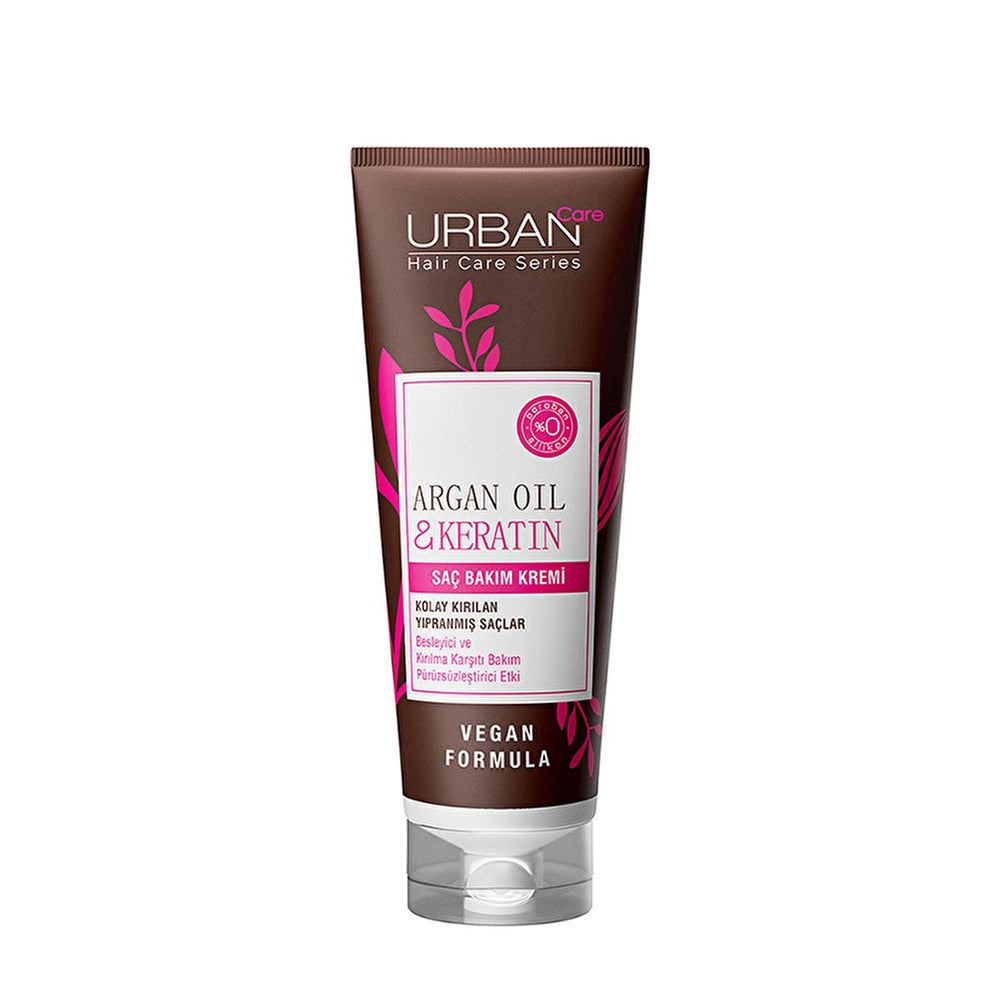 Urban Care Argan Oil & Keratin Hair Care Cream - Nourishing, Breakage Repair, Silicone & Paraben Free - 8.45 fl oz - view 5
