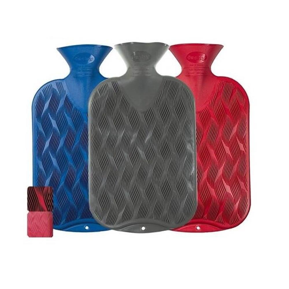 Fashy Wave Pattern Hot Water Bottle, 2L Capacity, TUV Certified - Comfort Relief for Menstrual Cramps and Cold Weather Fashy 2L Wave Pattern Hot Water Bottle - TUV Certified for Safety Hot Water Bottle, Wave Pattern Hot Water Bottle, TUV Certified Hot Water Bottle, Large Capacity Hot Water Bottle, Odorless Hot Water Bottle, Relief from Menstrual Cramps, Cold Weather Comfort, Non-Electric Heating Solution, Comfort Relief, Menstrual Relief, Winter Warmth, 2 Liter Hot Water Bottle, High-Quality Hot Water Bottl