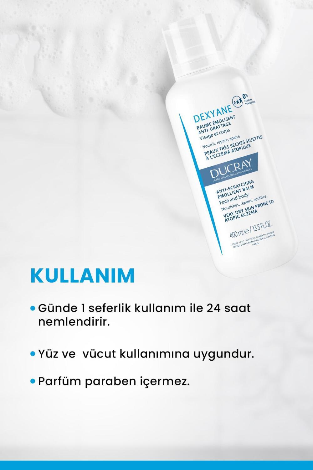 Ducray Dexyane Balm - Moisturizing Relief for Dry Skin (400ml) - Non-Greasy &amp; Nourishing Ducray Dexyane Balm: Non-Greasy Moisturizer for Dry Skin moisturizing balm, dry skin care, non-greasy moisturizer, Ducray Dexyane Balm, skin nourishment, dry skin relief, skin hydration, rich moisturizer, non-sticky texture, skin health, skincare routine, dry skin solution, Ducray, cosmetic balm, skin care products