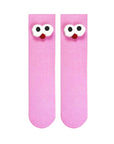 Carnaval Socks Pink Pop-Eye Pattern Athletic Socks 1 Pair