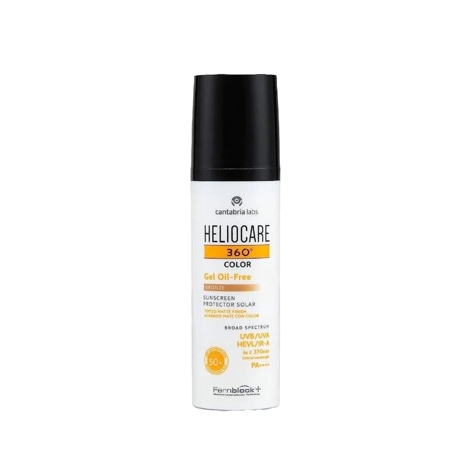Heliocare 360 Gel Oil Free Bronze Spf 50 50ml - image 7