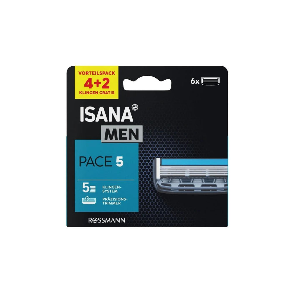Isana Men 5-Blade System Razor Replacement Cartridges 42 Count