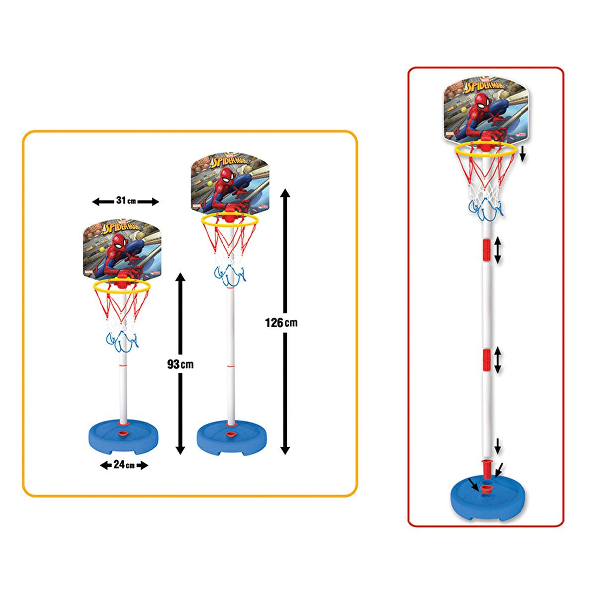 Dede Oyuncak Spiderman Kids Basketball Hoop Set - Adjustable Height, Safe &amp; Fun Indoor/Outdoor Game for Children Spiderman Kids Basketball Set - Adjustable Height, Fun for Kids Spiderman basket set, kids basketball hoop, adjustable height basketball toy, children&#39;s basketball set, Spiderman toy, indoor basketball hoop, outdoor basketball game for kids, basketball set, kids basketball, adjustable basketball hoop, Spiderman, toy, sports, active play, outdoor toys, indoor toys, gifts for kids, birthday gift, S
