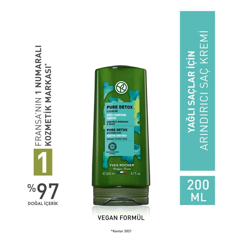 Pure Detox Detox Hair Conditioner for Oily Hair - Organic, Natural, Lightweight Hair Care Pure Detox Detox Hair Conditioner for Oily Hair detox hair conditioner, oily hair care, organic hair products, natural hair conditioner, lightweight hair care, hair care routine, organic seaweed hair treatment, non-greasy hair conditioner, long-lasting hair freshness, 48-hour hair cleanliness