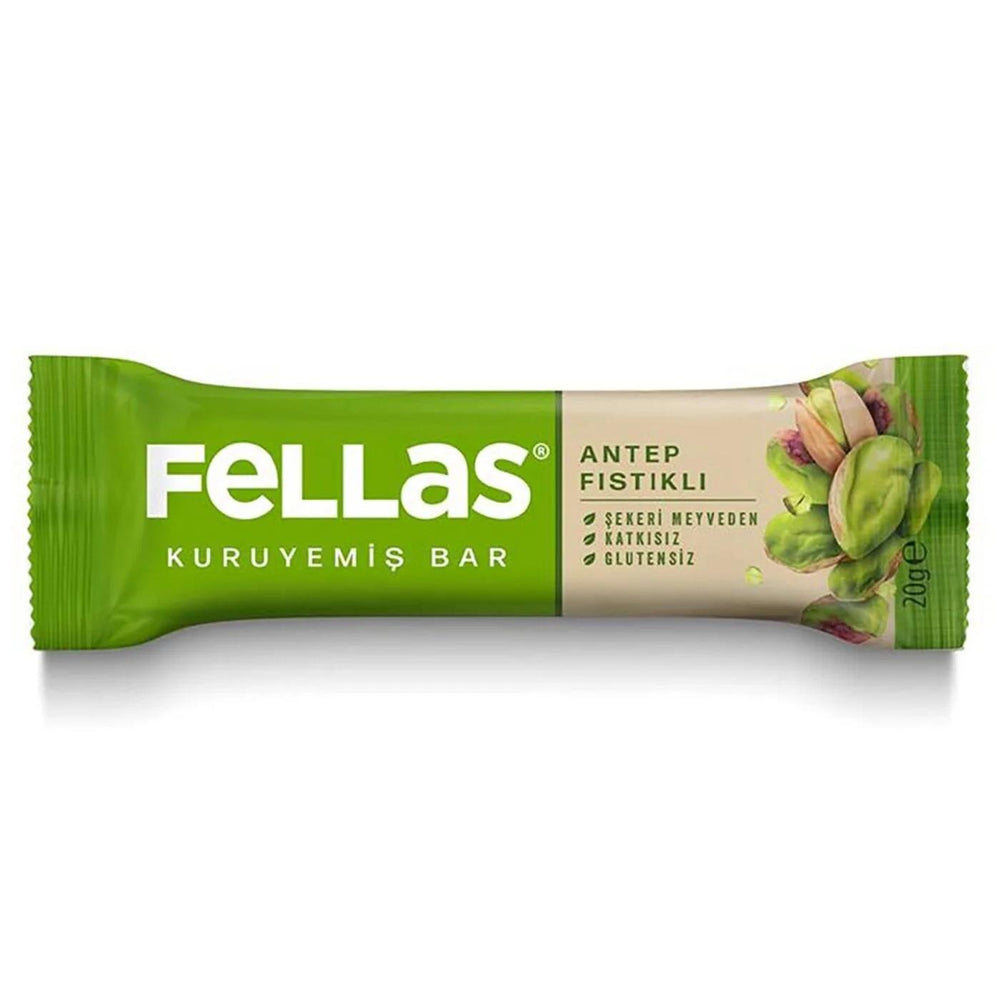 Fellas Pistachio Nut Bar Delicious Energy Snack 20g
