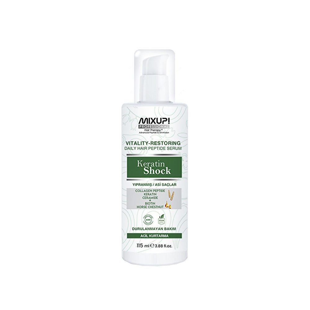 Mixup! Keratin Hair Serum: Repair, Smooth & Shine - Peptide, Collagen, Anti-Frizz Treatment for Damaged Hair, Split End Repair Mixup! Keratin Hair Serum: Repair & Smooth | Anti-Frizz Keratin hair serum, Hair repair serum, Smoothing hair serum, Anti-frizz serum, Damaged hair treatment, Collagen hair treatment, Peptide hair serum, Leave-in hair conditioner, Split end treatment, Hair shine serum, hair serum, keratin treatment, collagen treatment, anti-frizz, damaged hair, split ends, shine, smooth, hair care, 