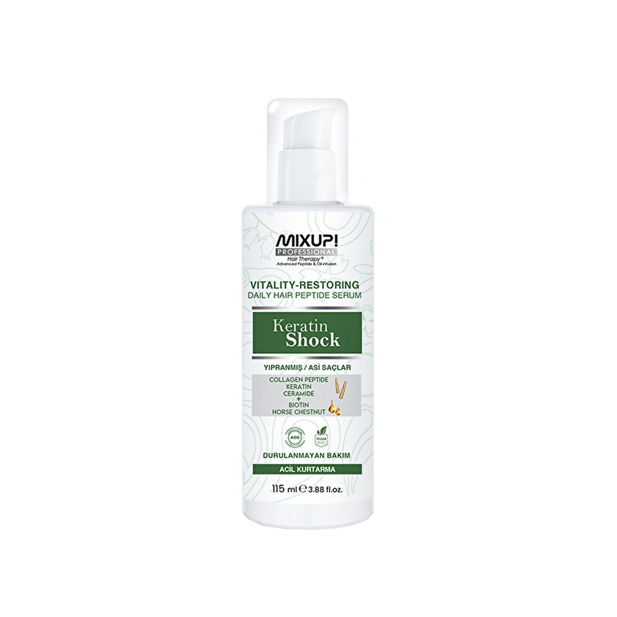 Mixup! Keratin Hair Serum: Repair, Smooth & Shine - Peptide, Collagen, Anti-Frizz Treatment for Damaged Hair, Split End Repair Mixup! Keratin Hair Serum: Repair & Smooth | Anti-Frizz Keratin hair serum, Hair repair serum, Smoothing hair serum, Anti-frizz serum, Damaged hair treatment, Collagen hair treatment, Peptide hair serum, Leave-in hair conditioner, Split end treatment, Hair shine serum, hair serum, keratin treatment, collagen treatment, anti-frizz, damaged hair, split ends, shine, smooth, hair care, 