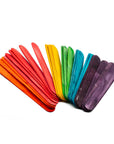 Lino Colorful Wooden Craft Sticks, 15 cm, 50-Pack - Arts & Crafts Supplies for Kids and Educators