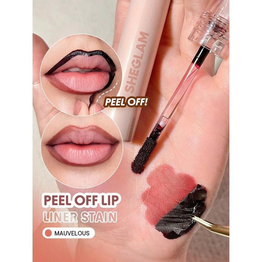 Sheglam Fall In Line Stain Lip Gloss in Mauvelous 010