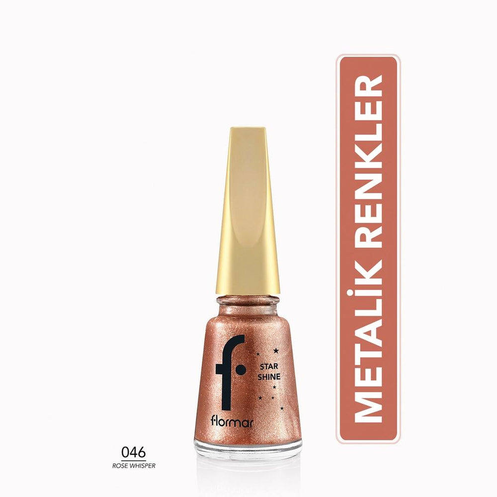 Flormar Star Shine Metallic Nail Polish in Rose Whisper 11ml
