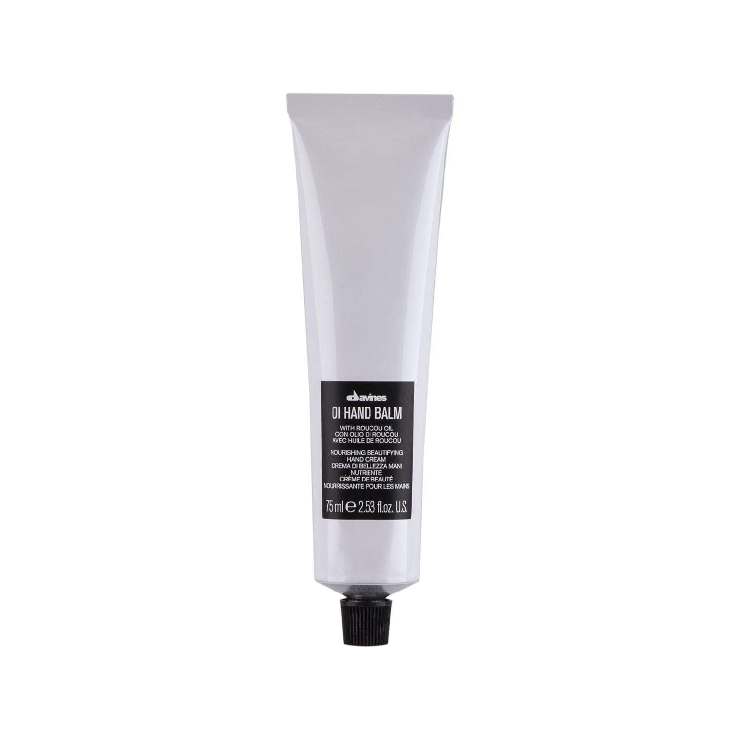 Davines OI/OIL Hand Balm El Kremi 75ml - Moisturizing &amp; Nourishing Hand Cream for Dry Hands Davines OI/OIL Hand Balm - Moisturizing Hand Cream Davines OI/OIL Hand Balm, Moisturizing hand cream, Dry hand care products, Salon quality hand balm, El Kremi hand care, Hand care for dry hands, Nourishing hand cream, Hydrating hand balm, Professional hand care products