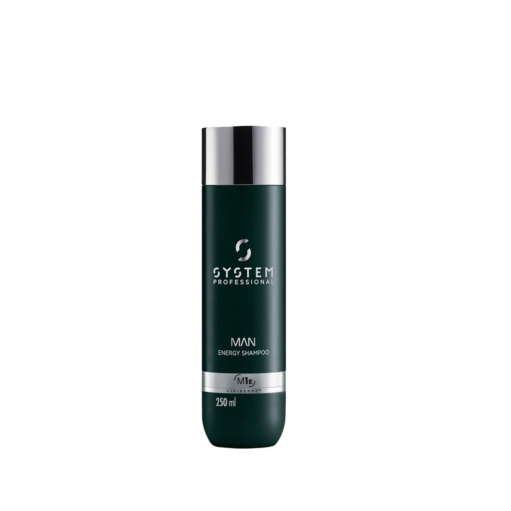 Wella System Professional Man Enerji Şampuan 250ml - Energizing Men's Shampoo for Healthy Hair & Scalp - Shampoo