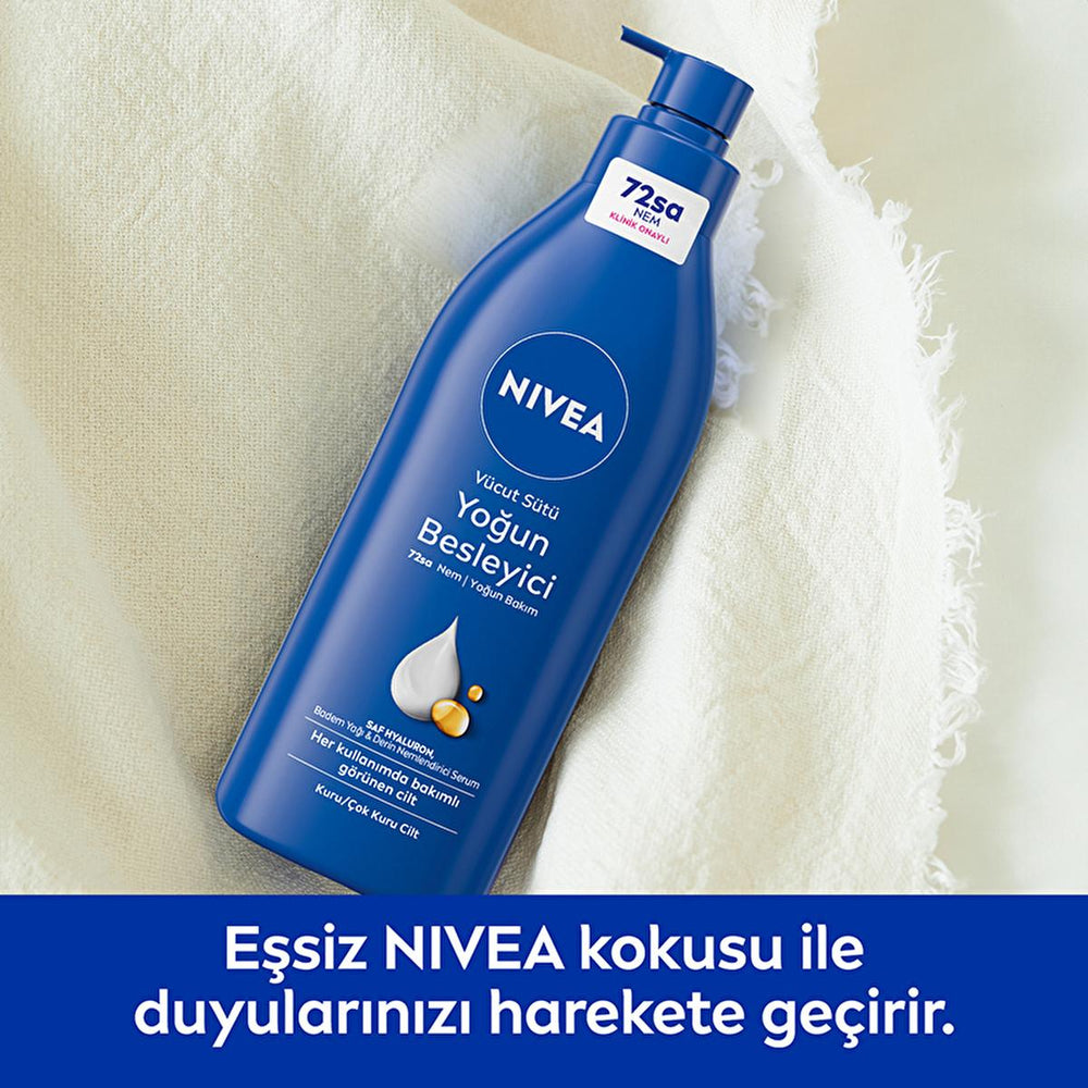 Nivea Body Moisturizer - 72 Hour Hydration for Dry Skin, Rich in E Vitamin and Almond Oil - view 6