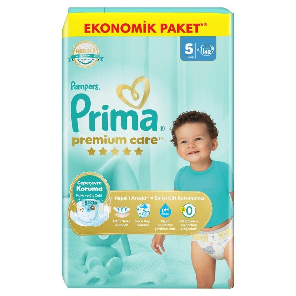 Pampers Premium Care Size 5 Diapers 42 Count