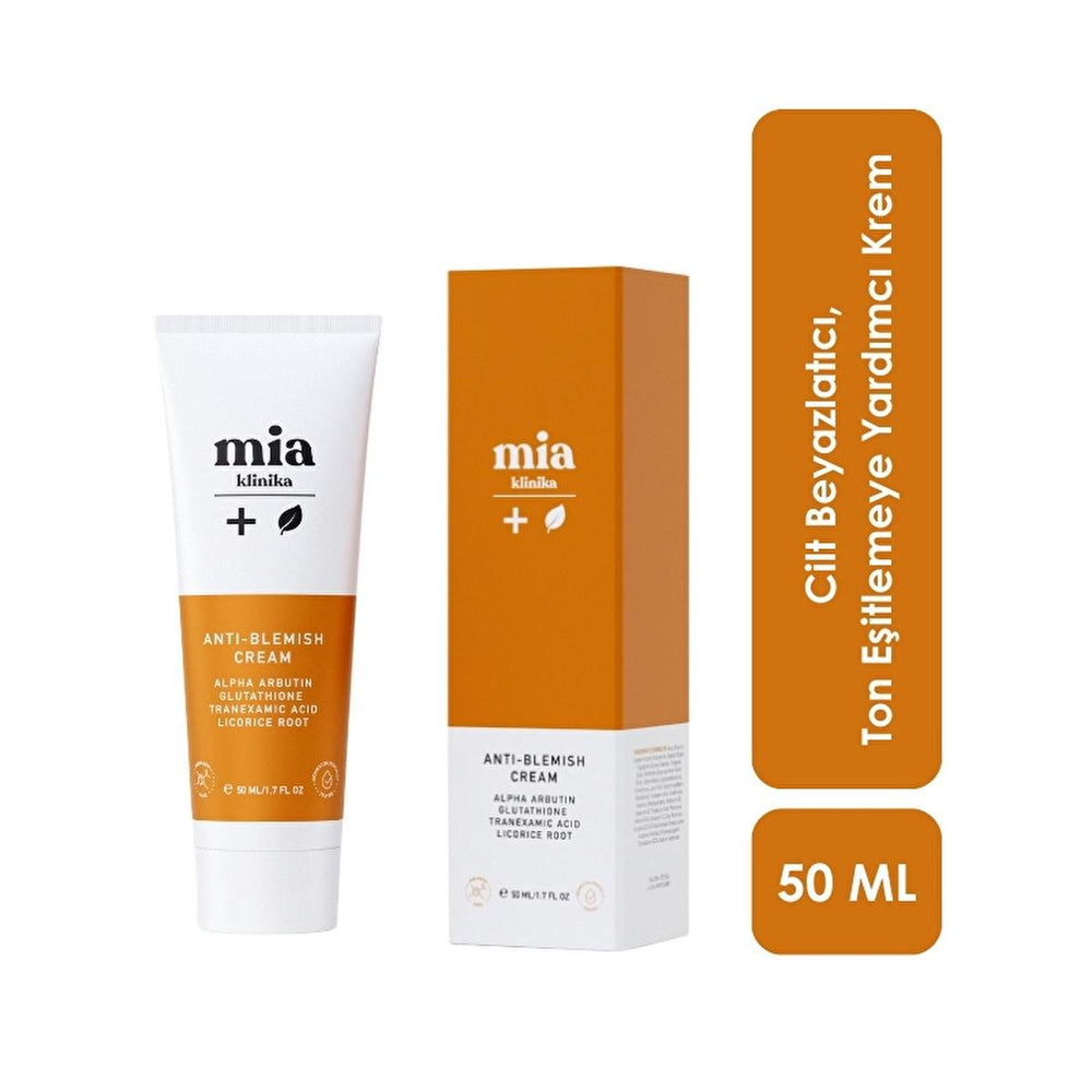 Mia Klinika Skin Whitening Cream - Even Skin Tone & Reduce Blemishes with Arbutin & Glutathione - Acne Treatment